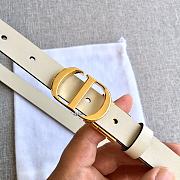 Dior Belt in White - 2