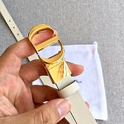 Dior Belt in White - 3