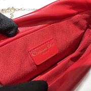 Dior Lady Mini Bag in Red 19x13x5cm - 2