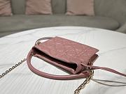 Dior Lady Mini Bag in Pink 19x13x5cm - 6