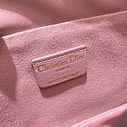 Dior Lady Mini Bag in Pink 19x13x5cm - 2