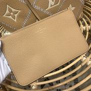 Louis Vuitton Neverfull Monogram Empreinte Leather Bag Brown M46039 31x28x14cm - 3