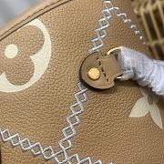 Louis Vuitton Neverfull Monogram Empreinte Leather Bag Brown M46039 31x28x14cm - 2