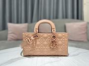 Dior Lady D-Joy Bag in Beige 26x13.5x5cm - 1