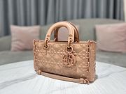 Dior Lady D-Joy Bag in Beige 26x13.5x5cm - 6