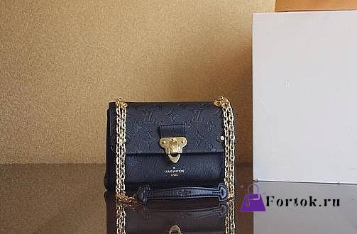 Louis Vuitton Vavin BB Monogram Empreinte Leather Bag in Black 20.5x15cm - 1