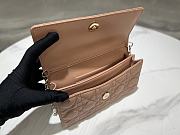 Dior Scarlet Beige Cannage Lambskin Bag 21x11.5x4.5cm - 5