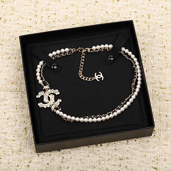 Chanel Double C Diamond Choker