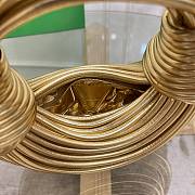 Bottega Veneta Double Knot Bag in Gold 22x6.5x15.5cm - 6