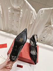 Valentino Garavani Ankle Strap Pumps in Black - 3