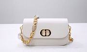 Dior 30 Montaigne Avenue Bag in White 22.5x12.5x6.5cm - 1