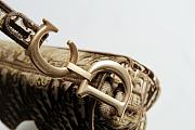 Dior Saddle Oblique Embroidery Bag Brown 25.5x20x6.5cm - 2