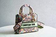 Dior Lady D-Lite In Lights Embroidery Bag Multicolor 24x20x11cm - 1