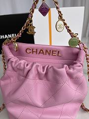 Chanel 22 Handbag Pink AS3793 17x16x7cm - 1