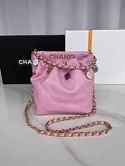 Chanel 22 Handbag Pink AS3793 17x16x7cm - 4
