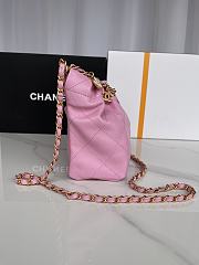 Chanel 22 Handbag Pink AS3793 17x16x7cm - 5