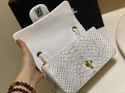 Chanel Flap Bag Python Leather White 20cm - 2
