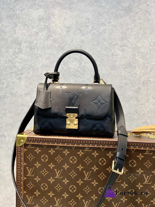 Louis Vuitton Madeleine BB Monogram Empreinte Bag Black M46008  - 1