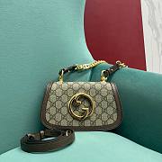 Gucci Blondie Shoulder Bag Beige 724645 21.5x13.5x7cm - 1