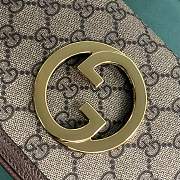 Gucci Blondie Shoulder Bag Beige 724645 21.5x13.5x7cm - 2