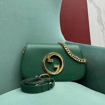 Gucci Blondie Shoulder Bag Green 699268 27×3.5×17cm