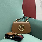Gucci Blondie Shoulder Bag Brown 698643 21x5x12cm - 1