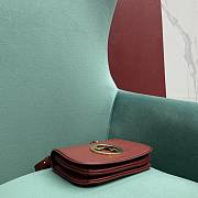 Gucci Blondie Shoulder Bag Burgundy 698643 21x5x12cm - 6