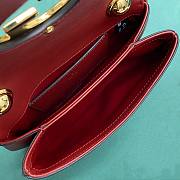 Gucci Blondie Shoulder Bag Burgundy 698643 21x5x12cm - 5