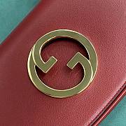 Gucci Blondie Shoulder Bag Burgundy 698643 21x5x12cm - 2