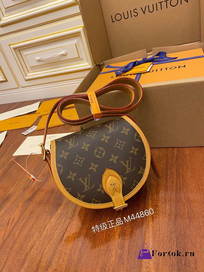 Louis Vuitton Tambourin NM Handbag Monogram Canvas M44860 18x15x8cm - 1