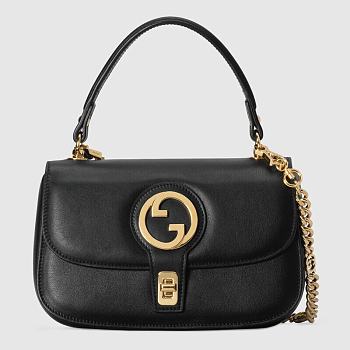 Gucci Blondie Shoulder Bag Black 735101 23x15x11cm