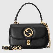 Gucci Blondie Shoulder Bag Black 735101 23x15x11cm - 6