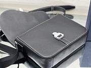 Dior Mini Saddle Messenger Bag in Black 1ADME162YKK 31x23x8cm - 5