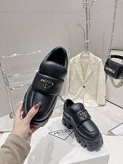 Prada Soft Padded Nappa Leather Loafers Black - 4