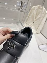 Prada Soft Padded Nappa Leather Loafers Black - 2