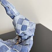 Fortok Bottega Veneta Mini Jodie Denim 651876 23x15x5cm - 4