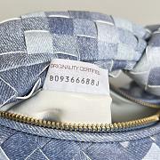 Fortok Bottega Veneta Mini Jodie Denim 651876 23x15x5cm - 6