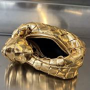 Fortok Bottega Veneta Candy Jodie Bag in Gold 16x17x6.5cm  - 4