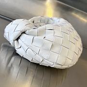 Fortok Bottega Veneta Candy Jodie Bag in White 730828 16x17x6.5cm - 3
