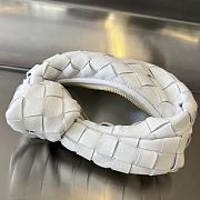 Fortok Bottega Veneta Candy Jodie Bag in White 730828 16x17x6.5cm - 4
