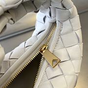 Fortok Bottega Veneta Candy Jodie Bag in White 730828 16x17x6.5cm - 6