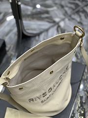 Fortok Saint Laurent Rive Gauche Bucket Bag in Beige  - 3