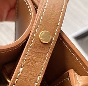 Fortok Celine Vertical Cabas Triomphe Tote Canvas Brown - 3