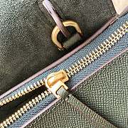 Fortok Celine Belt Bag In Grained Calfskin Green 20x20x10cm - 3