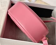 Fortok Celine Oval Cuir Triomphe Bag in Pink 20x15x6cm - 6