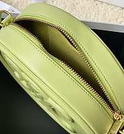 Fortok Celine Oval Cuir Triomphe Bag in Green 20x15x6cm - 5