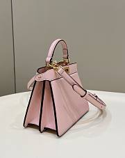 Fortok Fendi Peekaboo  Iseeyou Petite Bag in Pink 20x11x15cm - 4
