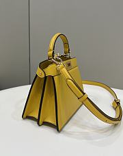 Fortok Fendi Peekaboo Iseeyou Petite Bag in Yellow 20x11x15cm - 4