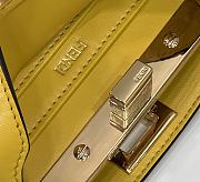 Fortok Fendi Peekaboo Iseeyou Petite Bag in Yellow 20x11x15cm - 3