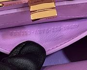 Fortok Fendi Peekaboo Iseeyou Petite Bag in Purple 20x11x15cm - 5